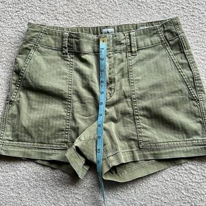 Gap, Olive green shorts, size 0